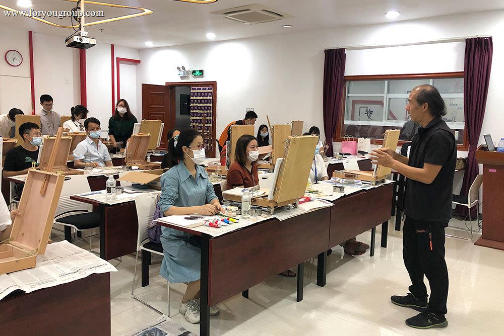 市文化馆公益华阳油画班